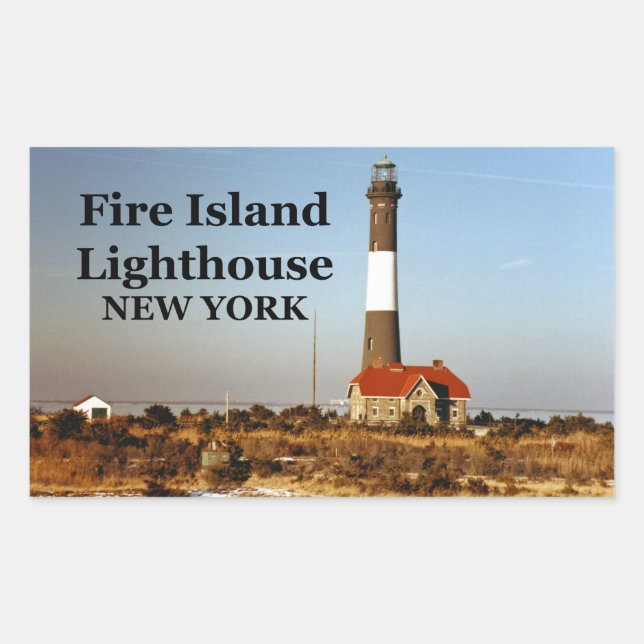 Phare de Fire Island, Stickers New York (Devant)