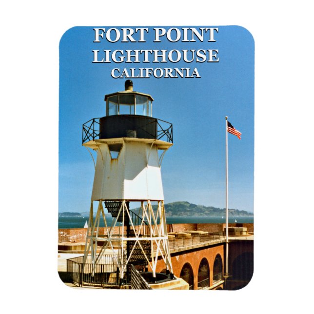 Phare de Fort Point, Californie Flex Magnet (Vertical)