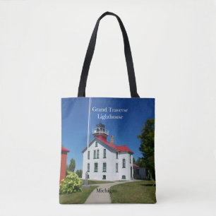 Phare de Grand Traverse sur tout le sac fourre-tou