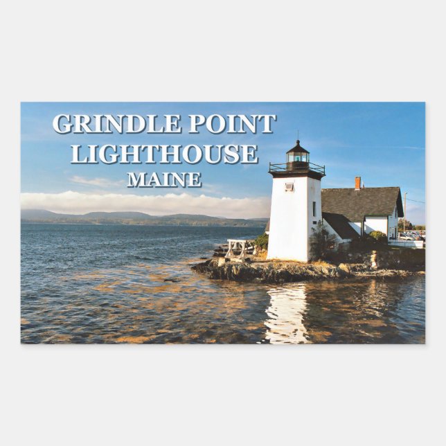 Phare de Grindle Point, Stickers Maine (Devant)