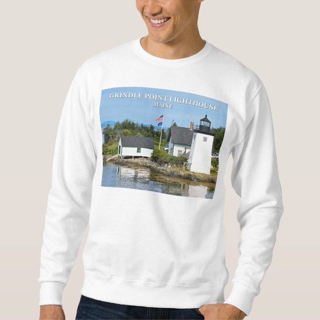 Phare de Grindle Point, Sweatshirt du Maine (Devant)