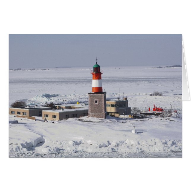 Phare de Harmaja dans la carte de Helsinki (Devant horizontal)