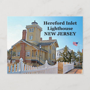 Phare de Hereford Inlet, carte postale du New Jers