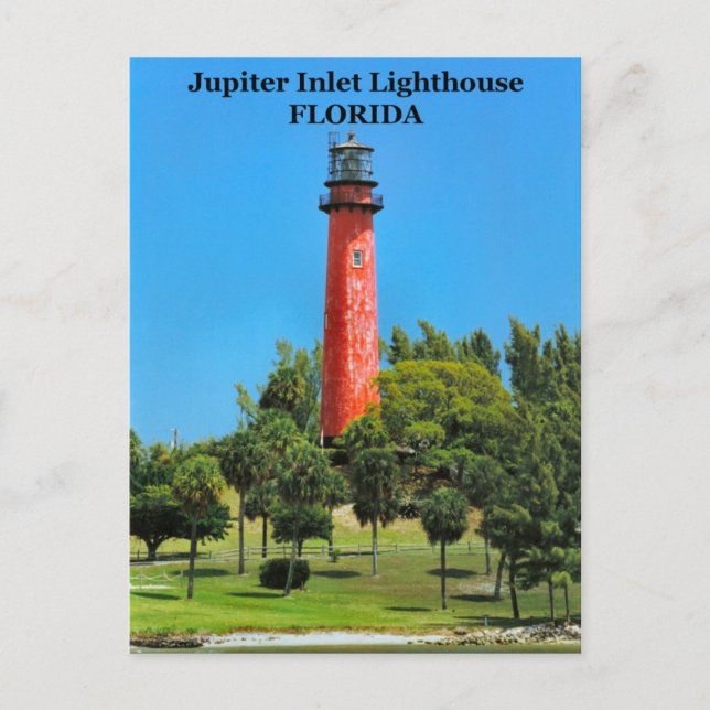 Phare de Jupiter Inlet, Floride Carte postale (Devant)