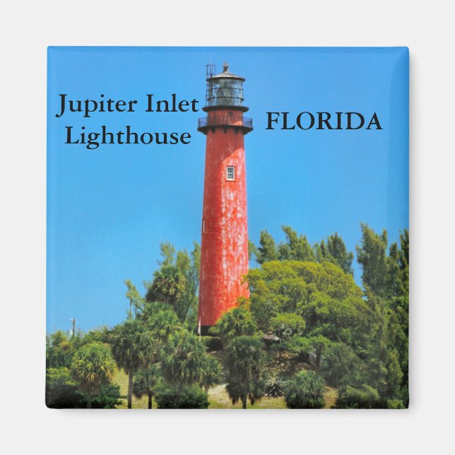 Phare de Jupiter Inlet, Floride Magnet (Devant)
