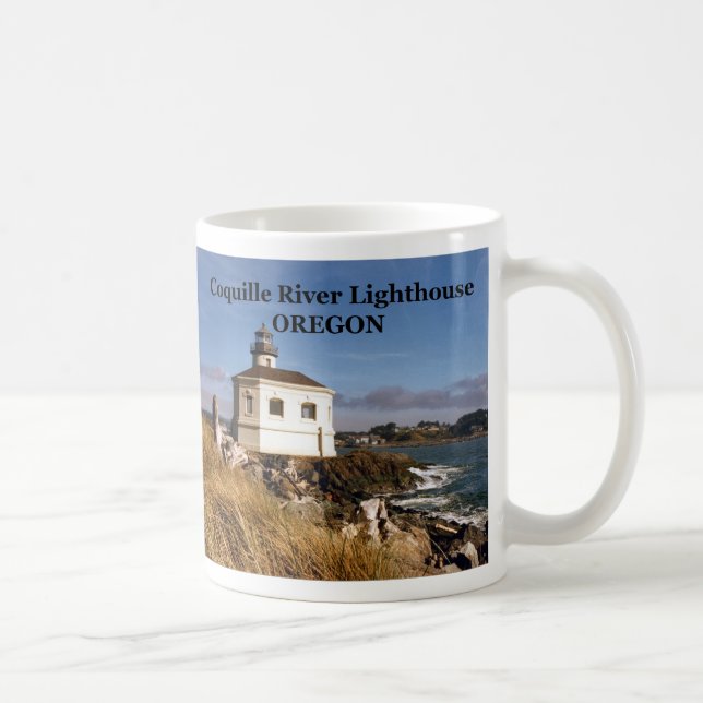 Phare de la rivière Coquille, Oregon Mug (Droite)