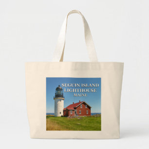 Phare de l'île Seguin, Maine Jumbo Tote Bag