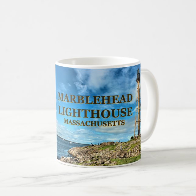 Phare de Marblehead, Massachusetts Mug (Devant droit)