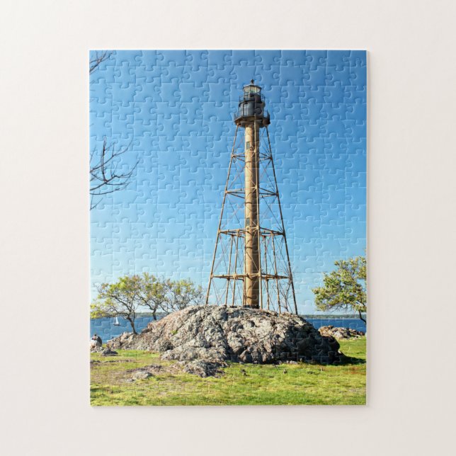 Phare de Marblehead, puzzle du Massachusetts mA (Vertical)