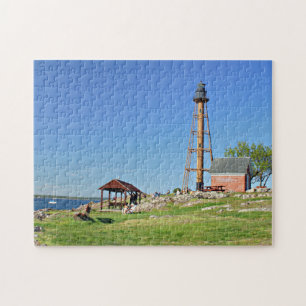 Phare de Marblehead, puzzle du Massachusetts mA