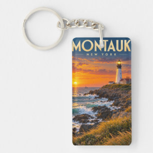 Phare de Montauk Point au coucher du soleil New Yo
