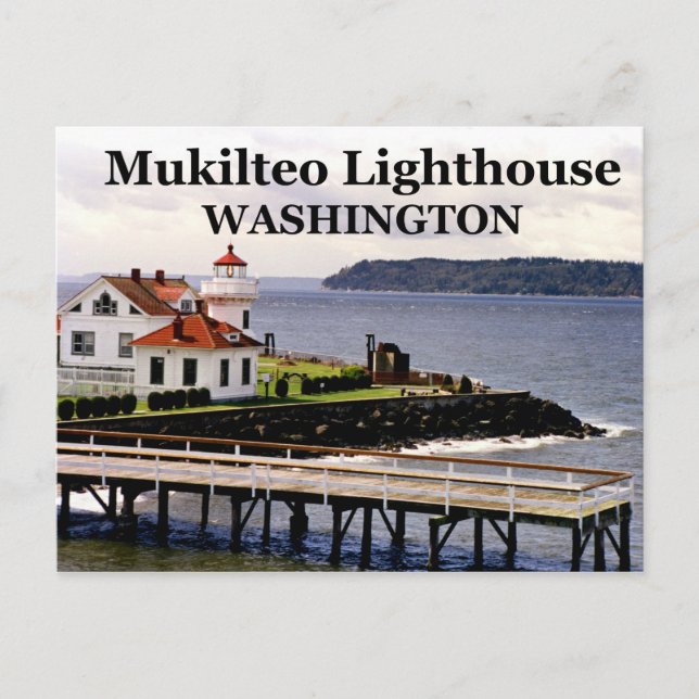 Phare de Mukilteo, Washington Carte postale #1 (Devant)