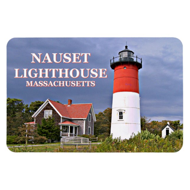 Phare de Nauset, Cape Cod Mass Flexi Magnet (Horizontal)