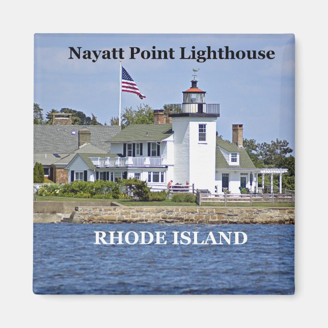 Phare de Nayatt Point, Rhode Island Magnet (Devant)