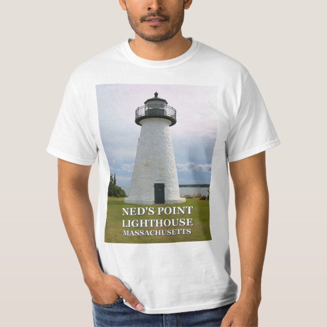 Phare de Ned’s Point, T-shirt Massachusetts (Devant)
