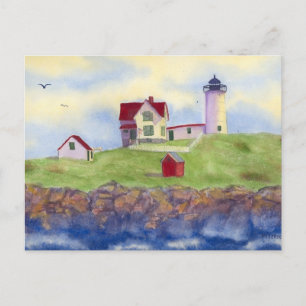 Phare de Nubble York Maine Carte postale