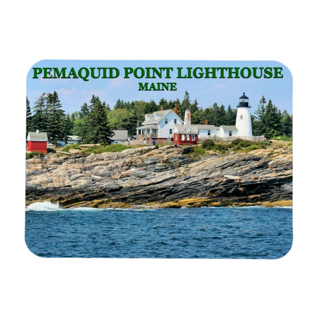 Phare de Pemaquid Point, Maine Magnet (Horizontal)