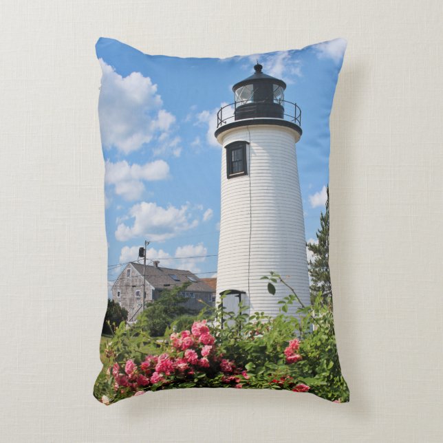 Phare de Plum Island Massachusetts Accent Coussin (Devant(Vertical))