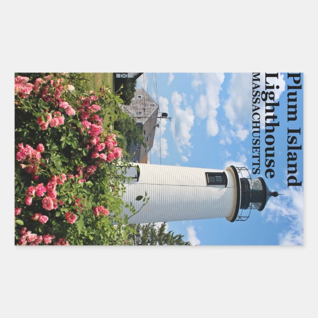 Phare de Plum Island, Stickers Massachusetts (Devant)