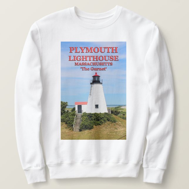 Phare de Plymouth, , Sweatshirt du Massachusetts (Design devant)