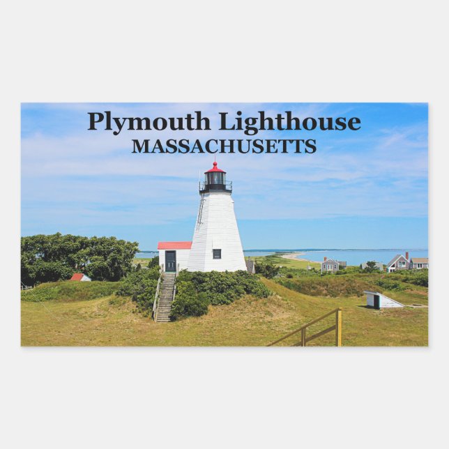 Phare de Plymouth, "The Gurnet", Autocollants MA (Devant)