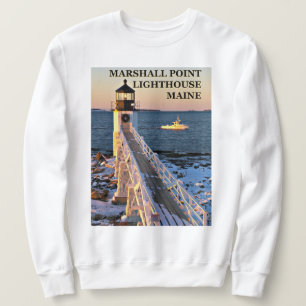 Phare de point de Marshall, sweatshirt du Maine