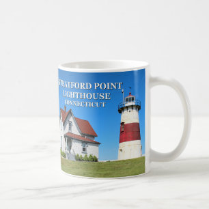 Phare de point de Stratford, tasse du Connecticut