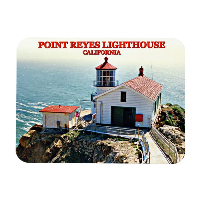 Phare de Point Reyes, Californie Magnet Flexi (Horizontal)