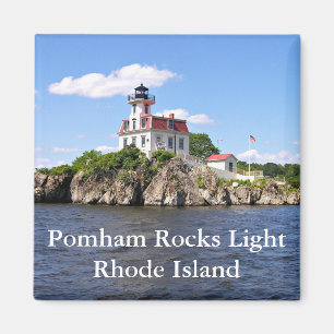 Phare de Pomham Rocks, Rhode Island Magnet