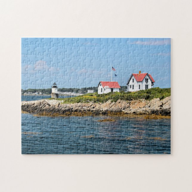 Phare de Ram Island, Maine Jigsaw Puzzle (Horizontal)