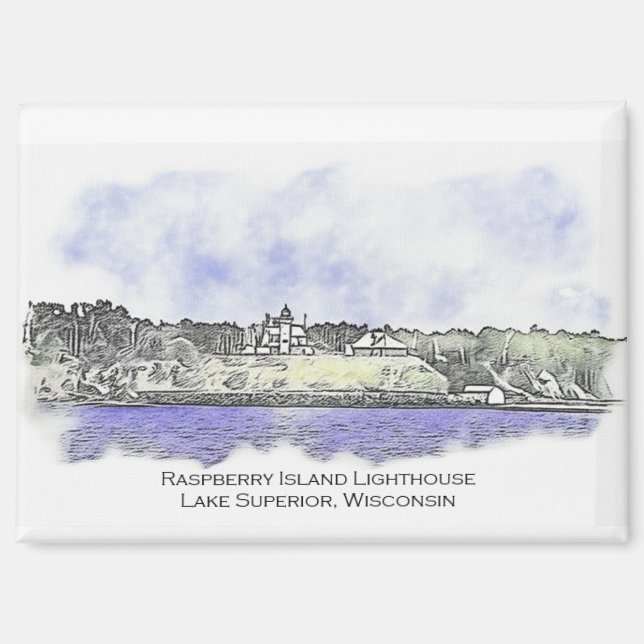 Phare de Raspberry Island 2024 Magnet (Recto)