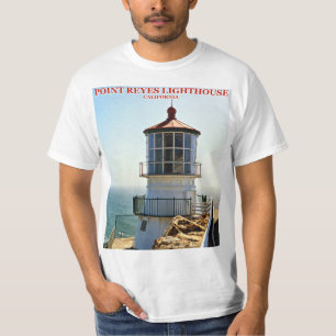 Phare de Reyes de point, T-shirt de la Californie