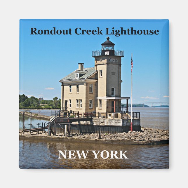 Phare de Rondout Creek, New York Magnet (Devant)
