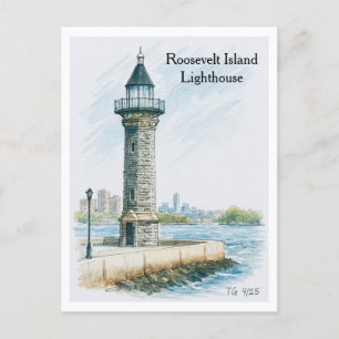 Phare de Roosevelt Island NYC Carte postale