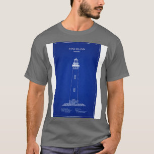 Phare de Sand Island Alabama AD TShirt