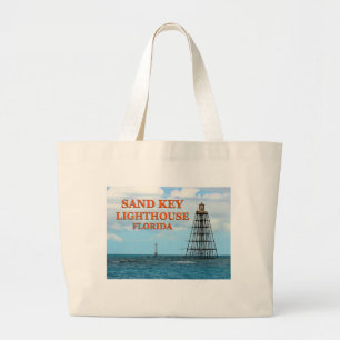 Phare de Sand Key, Floride Sac fourre-tout Jumbo