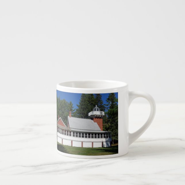 Phare de Sand Point Baraga vieille tasse expresso (Droite)