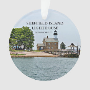 Phare de Sheffield Island, ornement CT
