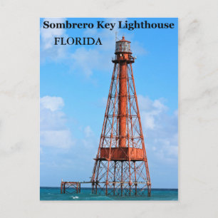 Phare de Sombrero Key, Floride Carte postale