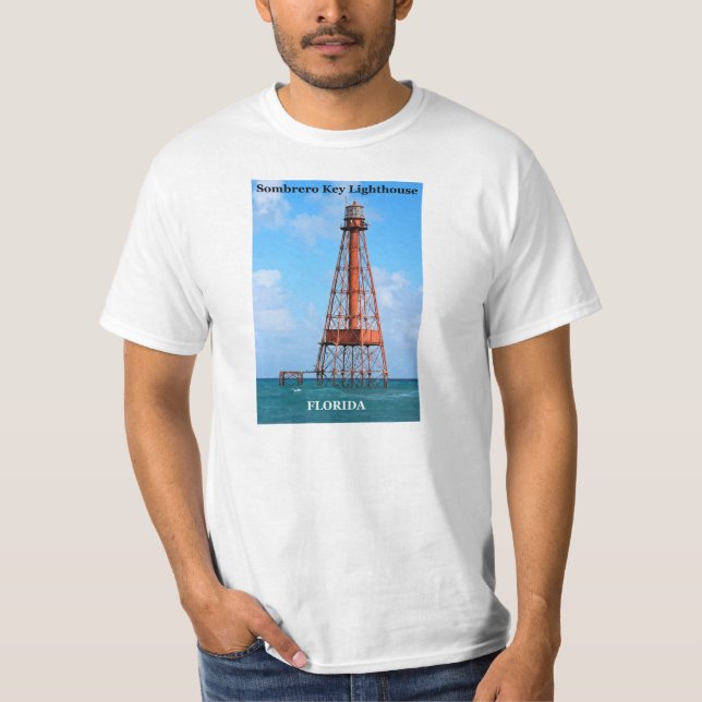 Phare de Sombrero Key, T-Shirt Floride (Devant)