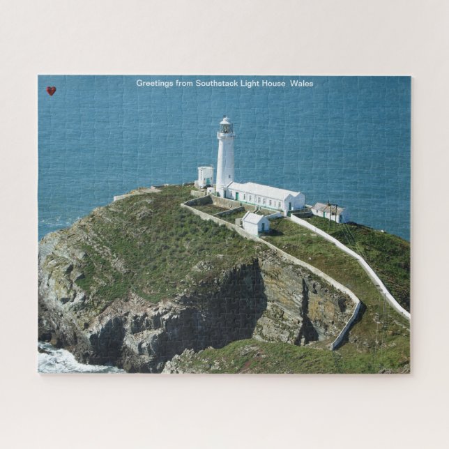 Phare de Southstack Pays de Galles Puzzle (Horizontal)