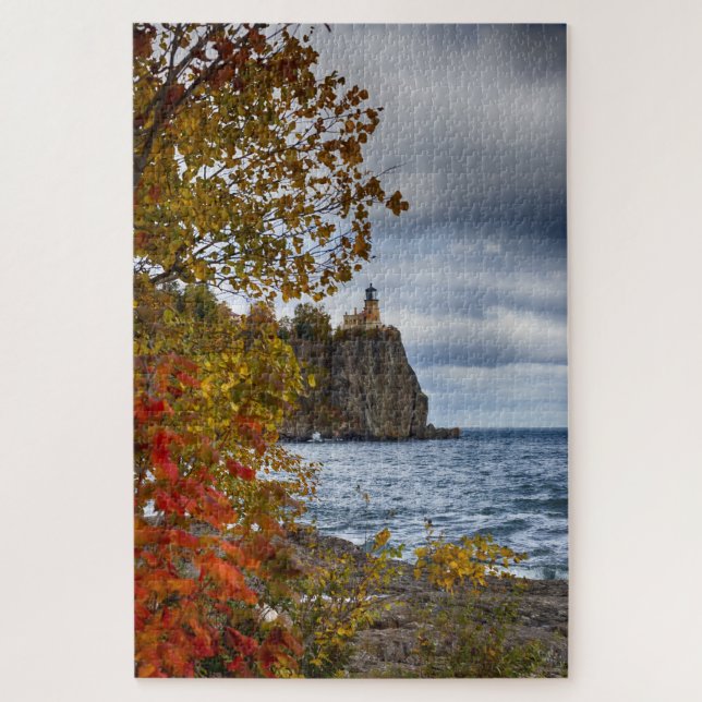 Phare de Split Rock Minnesota Puzzle (Vertical)