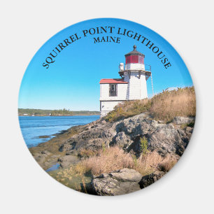 Phare de Squirrel Point, Magnet rond du Maine