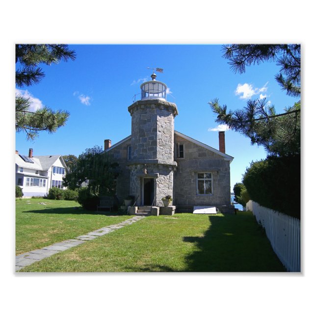 Phare de Stonington Harbour, Connecticut Photo (Devant)