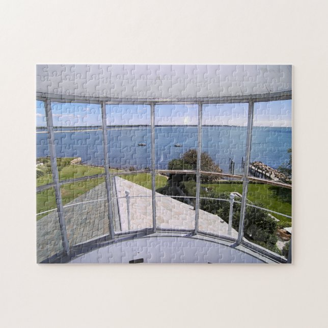 Phare de Stonington Harbour, CT Jigsaw Puzzle (Horizontal)