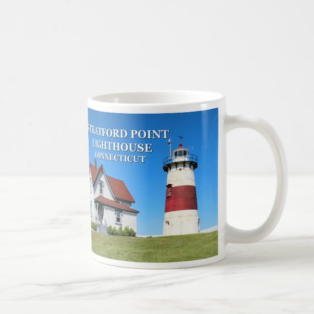 Phare de Stratford Point, Connecticut Mug (Droite)