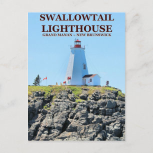 Phare de Swallowtail, Grand Manan N.B. Carte posta