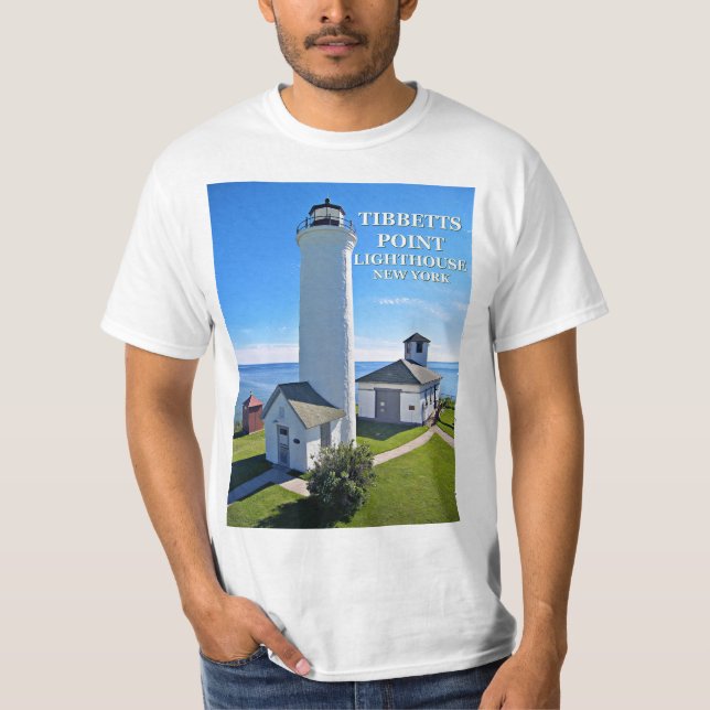 Phare de Tibbetts Point, T-Shirt New York (Devant)