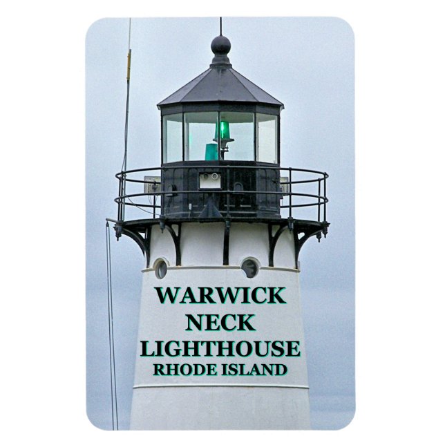 Phare de Warwick Neck, Rhode Island Flexi Magnet (Vertical)