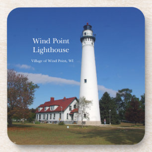 Phare de Wind Point 6 dessous de verre en plastiqu